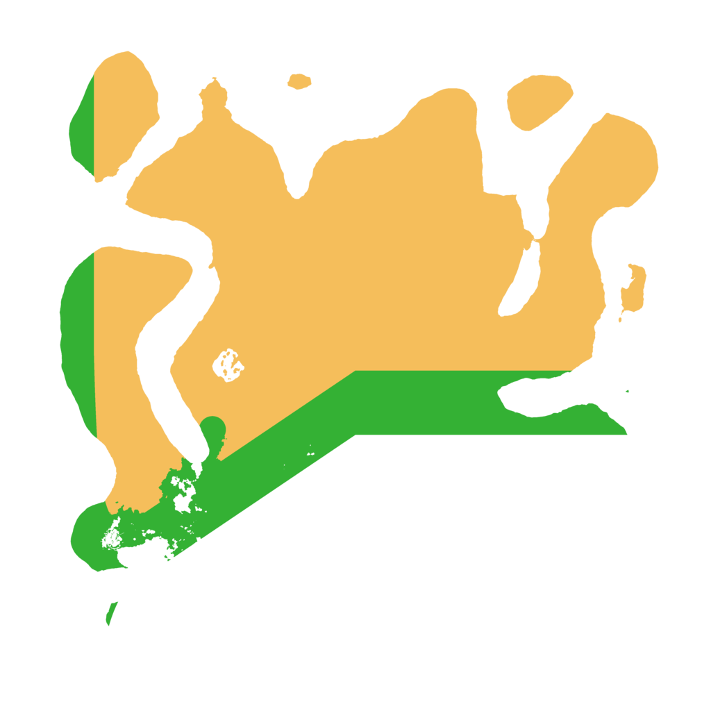 Biome Rust Map: Barren, Size: 3500, Seed: 837455