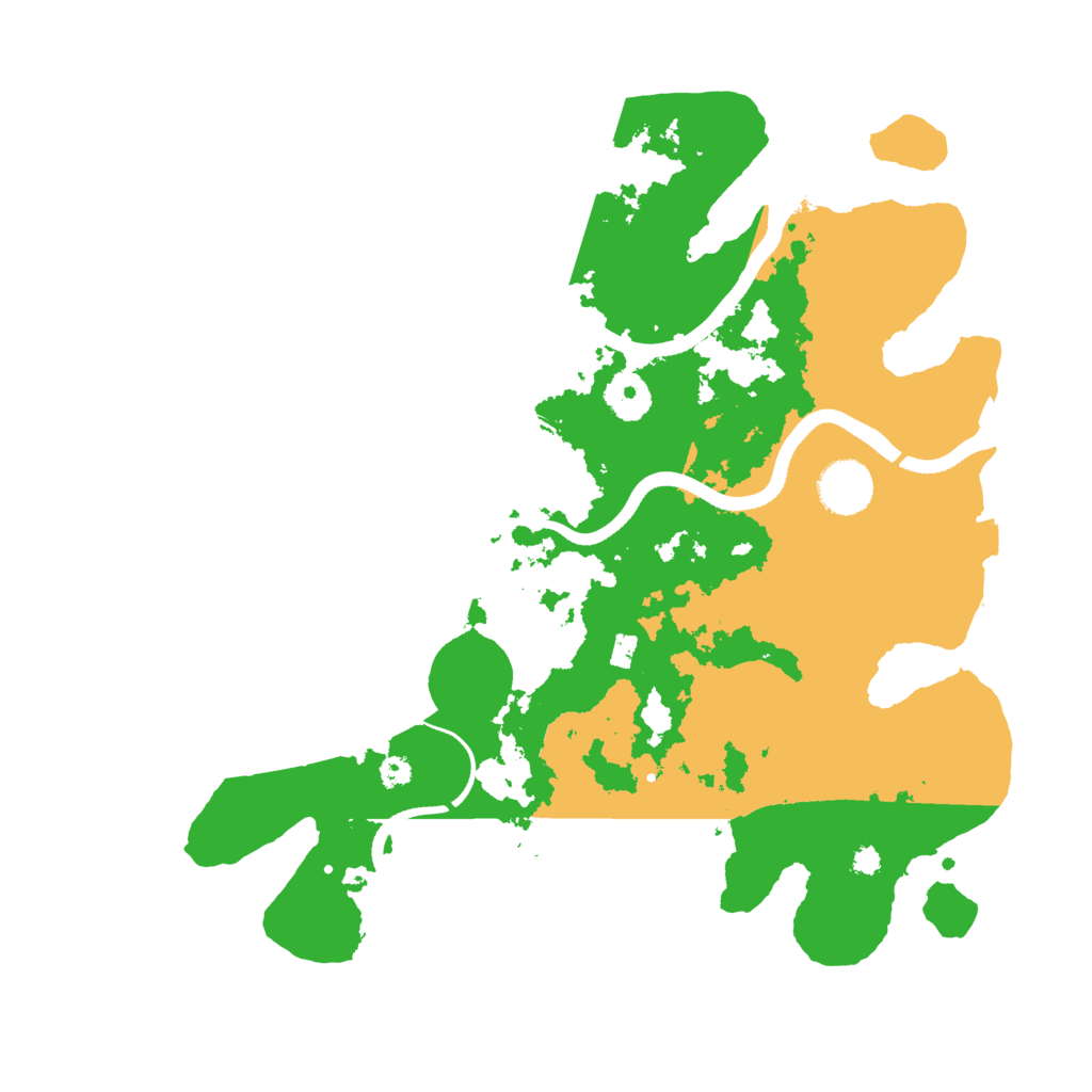 Biome Rust Map: Procedural Map, Size: 3500, Seed: 1607202102