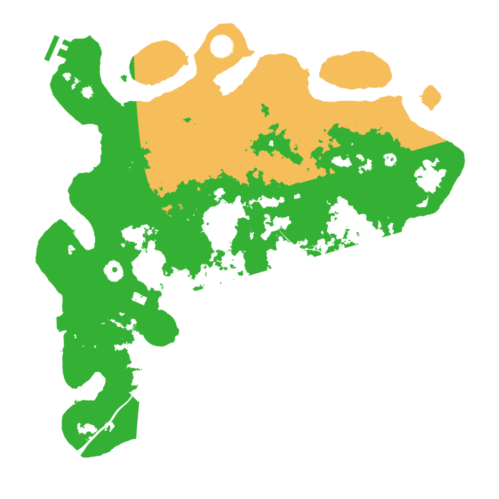 Biome Rust Map: Procedural Map, Size: 3800, Seed: 718293