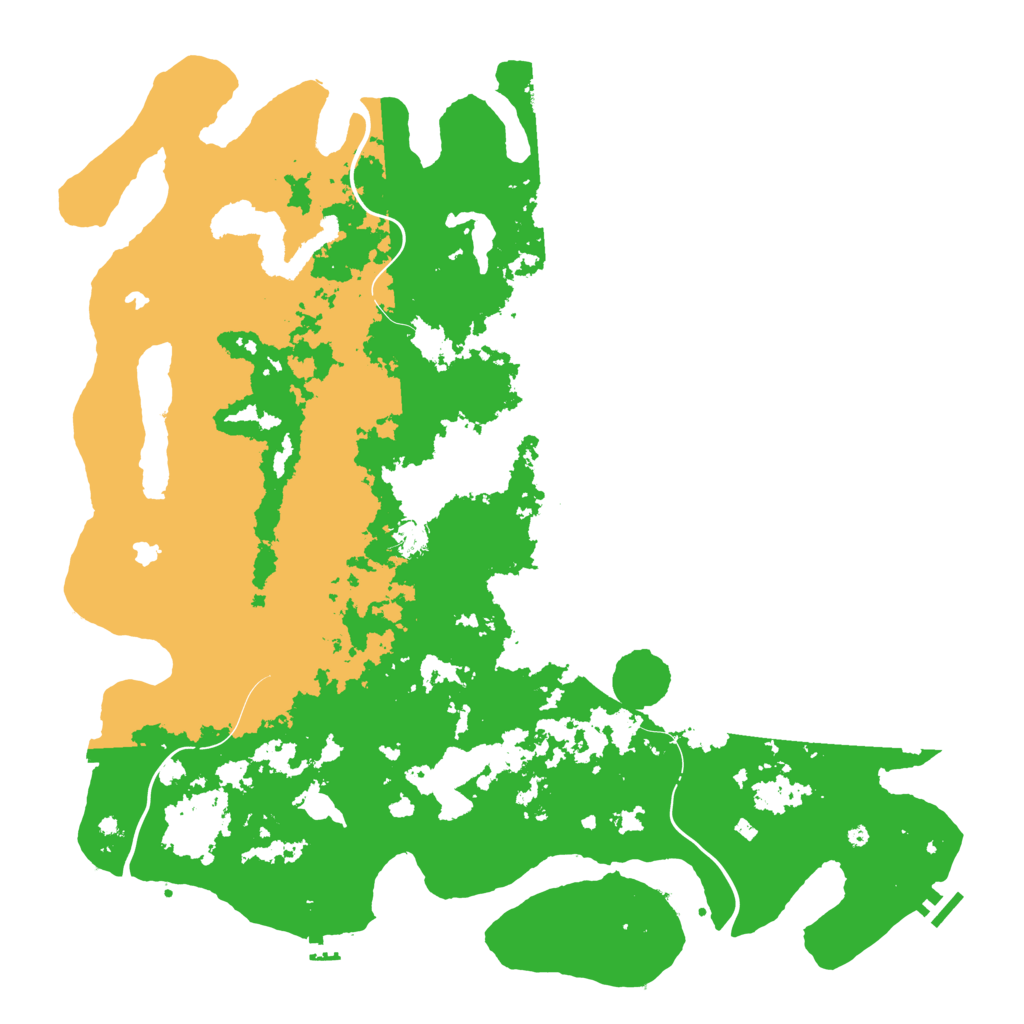 Biome Rust Map: Procedural Map, Size: 5000, Seed: 35392