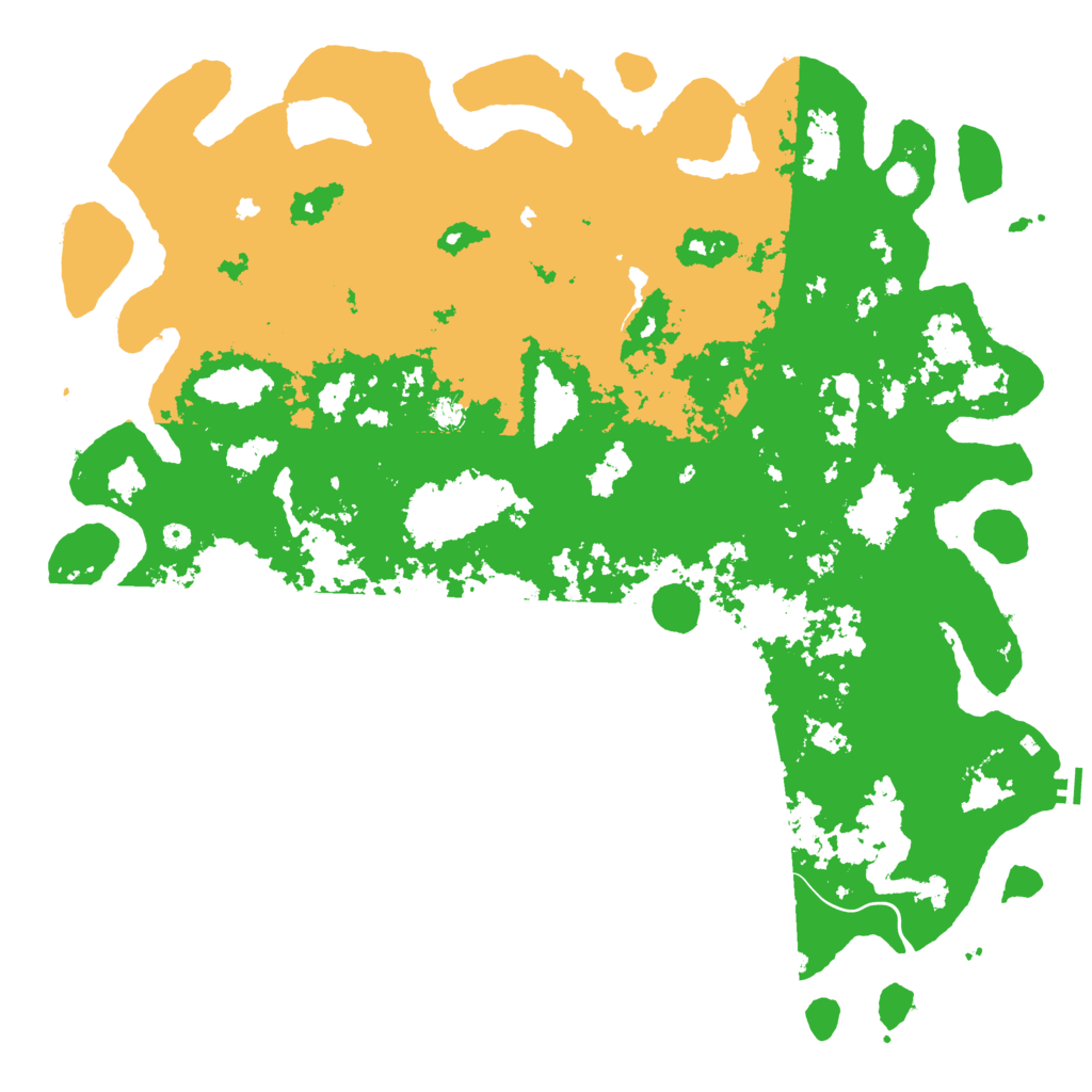 Biome Rust Map: Procedural Map, Size: 6000, Seed: 30678