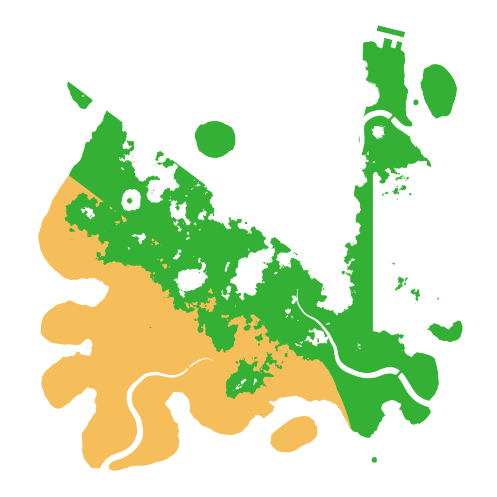 Biome Rust Map: Procedural Map, Size: 3600, Seed: 1671136770