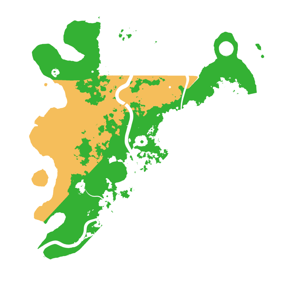 Biome Rust Map: Procedural Map, Size: 3800, Seed: 132236669