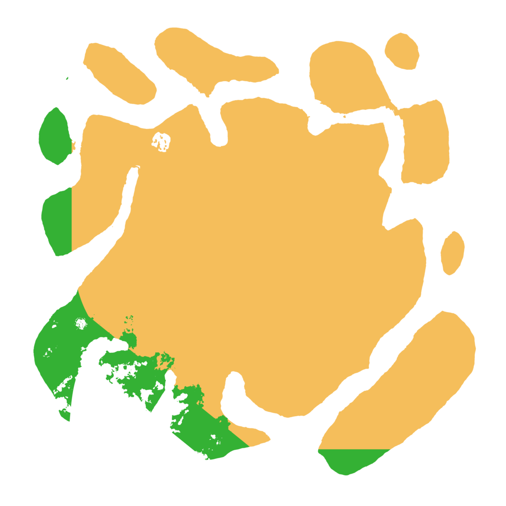 Biome Rust Map: Barren, Size: 4000, Seed: 794341