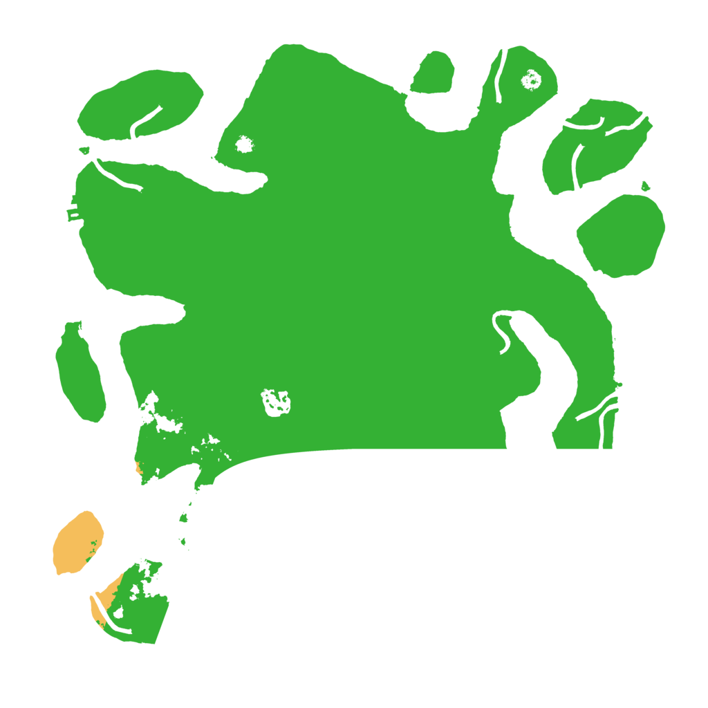 Biome Rust Map: Procedural Map, Size: 3700, Seed: 17072021