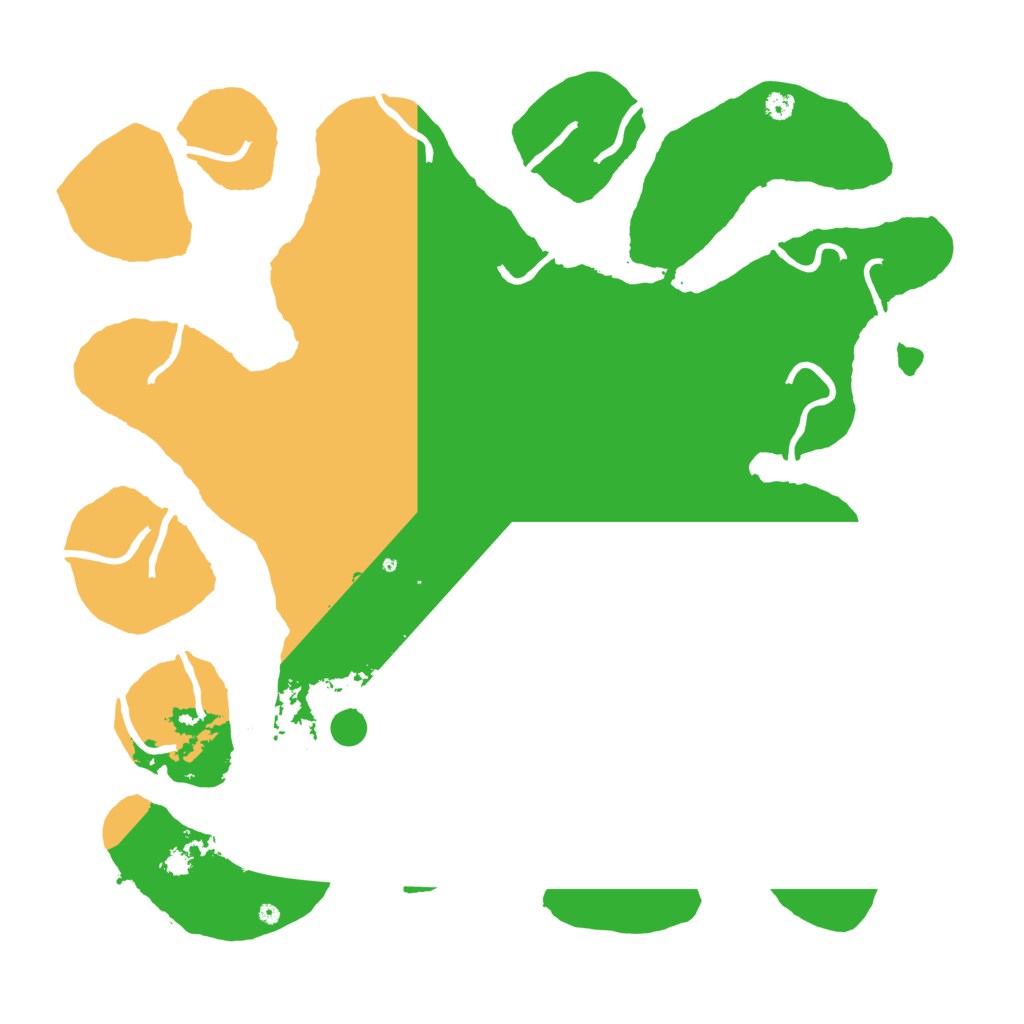 Biome Rust Map: Procedural Map, Size: 3700, Seed: 2101503260