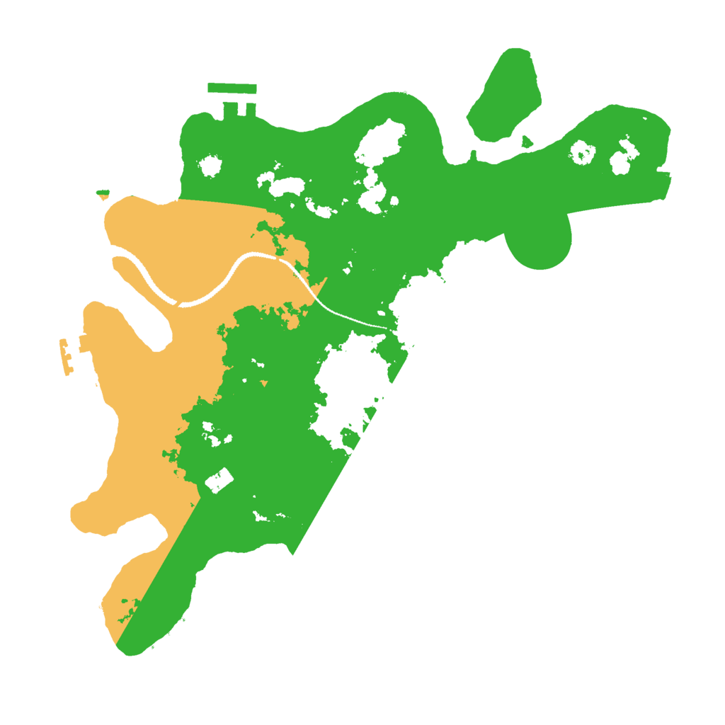 Biome Rust Map: Procedural Map, Size: 3000, Seed: 1132