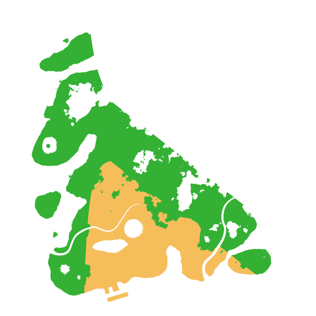 Biome Rust Map: Procedural Map, Size: 3000, Seed: 2036261856