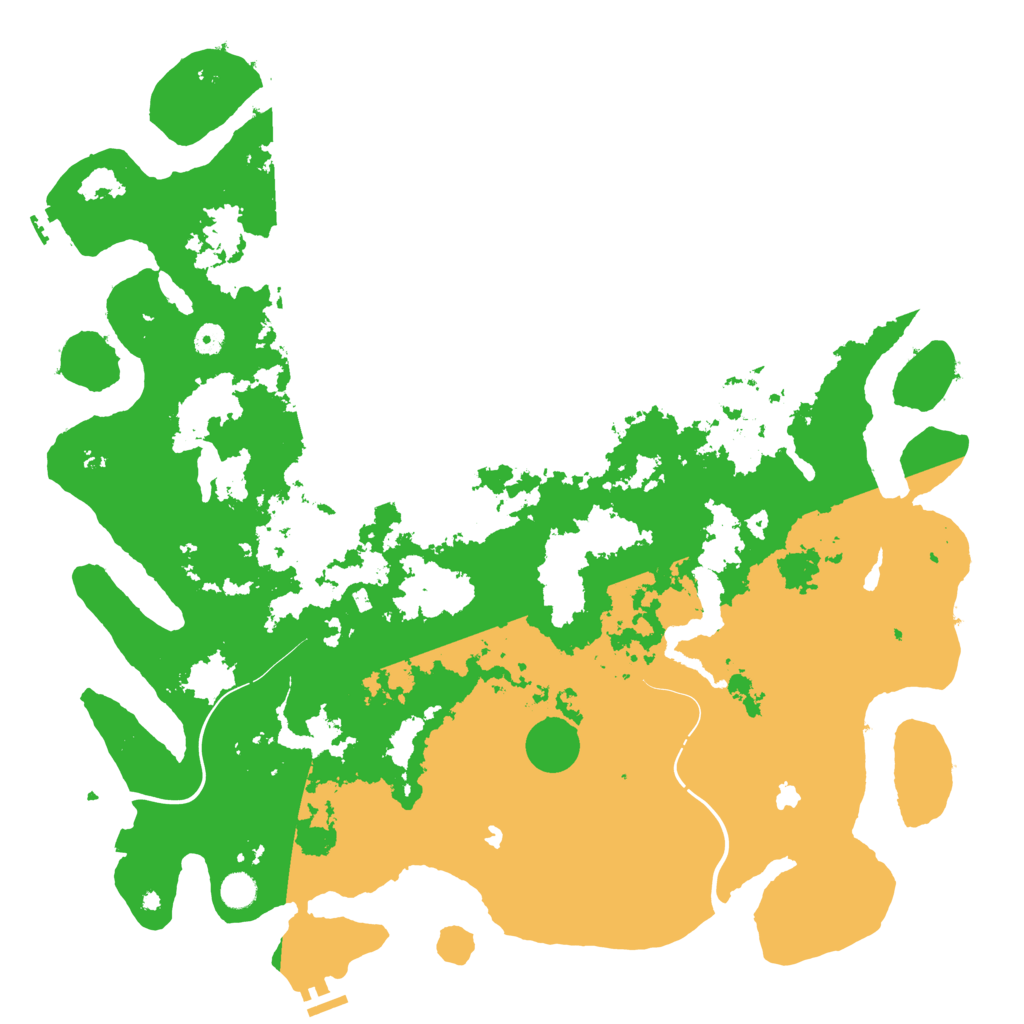 Biome Rust Map: Procedural Map, Size: 5000, Seed: 540762769