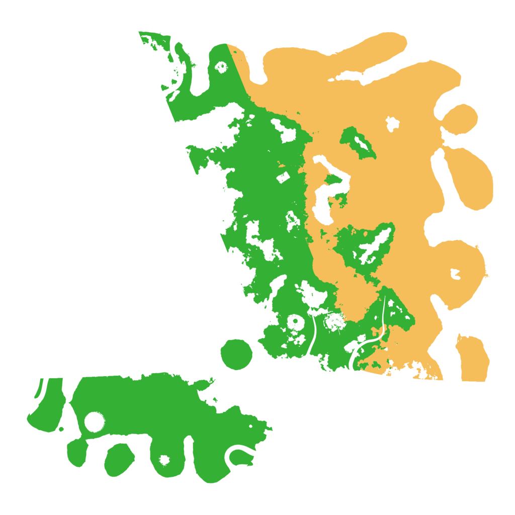 Biome Rust Map: Procedural Map, Size: 4500, Seed: 673861