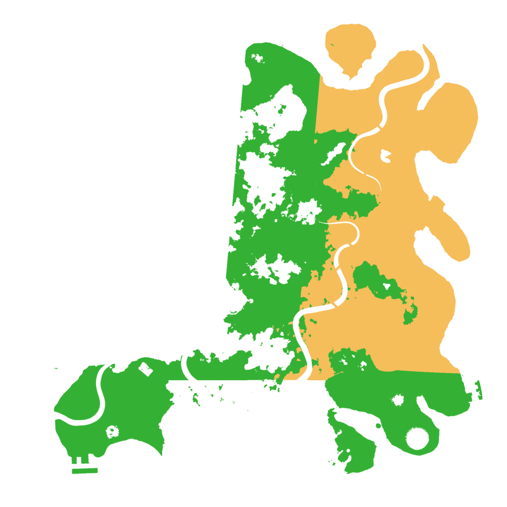 Biome Rust Map: Procedural Map, Size: 4000, Seed: 811853182