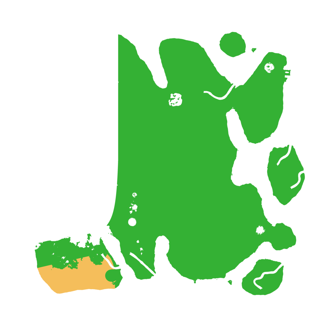 Biome Rust Map: Procedural Map, Size: 3500, Seed: 195934480