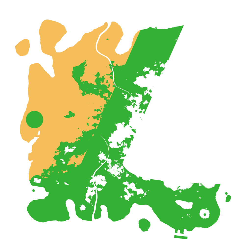 Biome Rust Map: Procedural Map, Size: 3850, Seed: 514420121