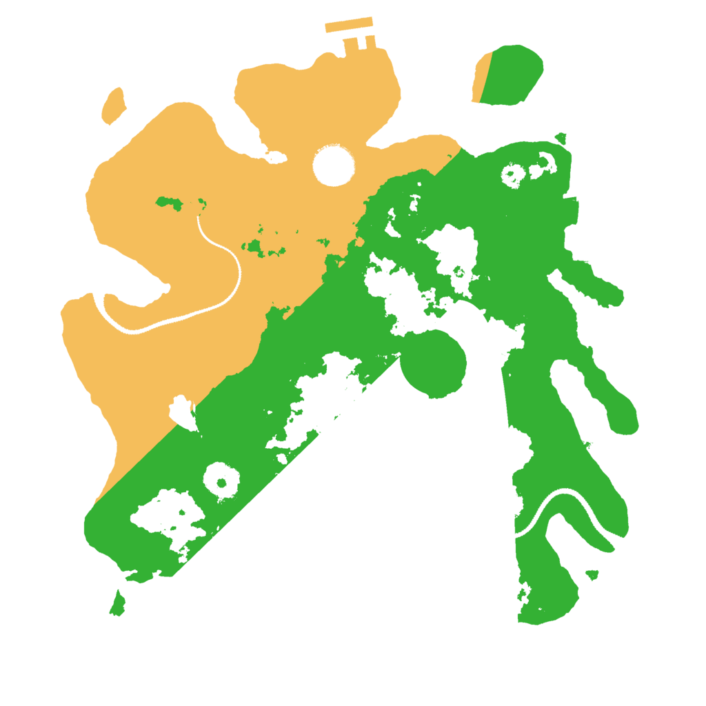 Biome Rust Map: Procedural Map, Size: 3000, Seed: 8564