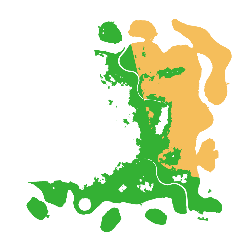 Biome Rust Map: Procedural Map, Size: 3500, Seed: 1773956618