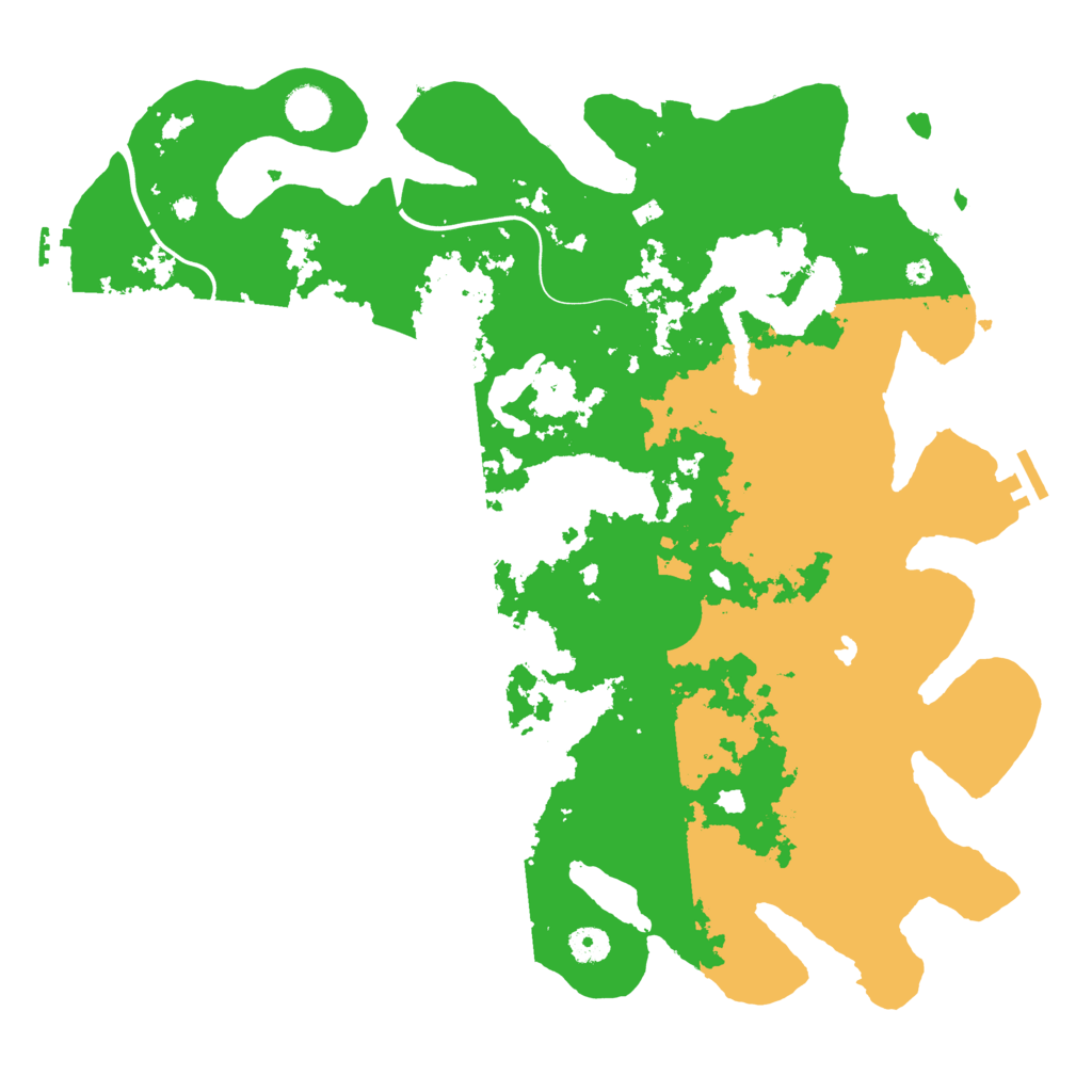 Biome Rust Map: Procedural Map, Size: 4250, Seed: 25307