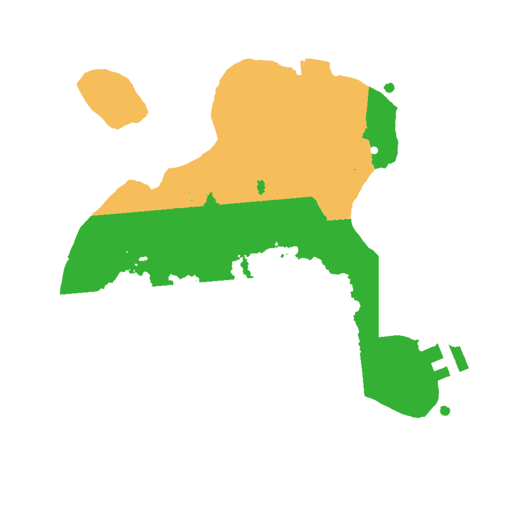 Biome Rust Map: Procedural Map, Size: 2000, Seed: 41428517