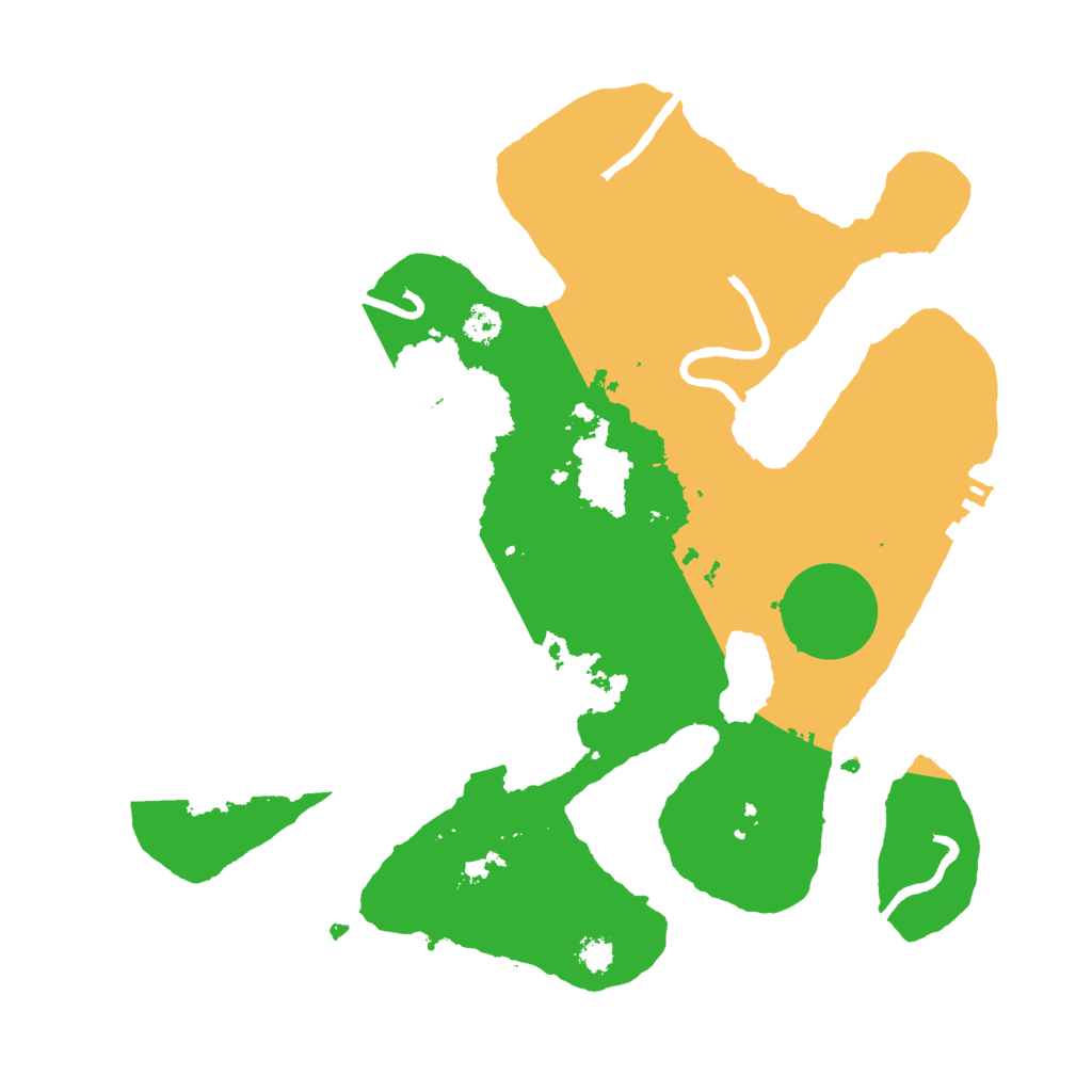 Biome Rust Map: Procedural Map, Size: 3000, Seed: 342423