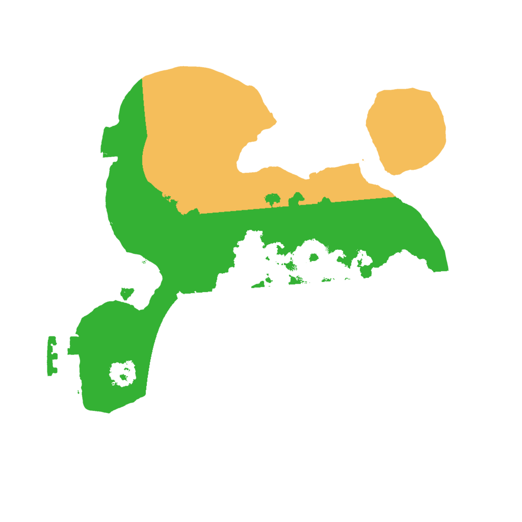 Biome Rust Map: Procedural Map, Size: 2000, Seed: 408508478