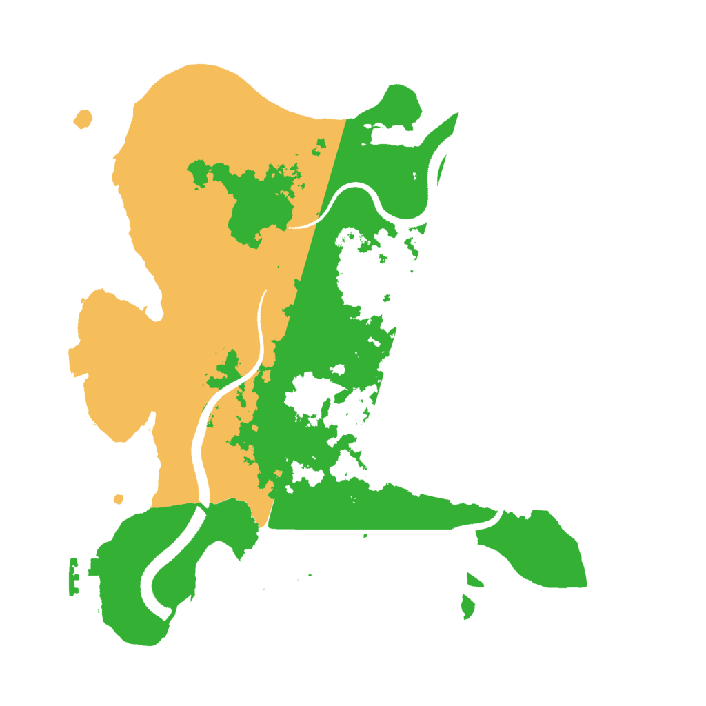 Biome Rust Map: Procedural Map, Size: 2850, Seed: 2850
