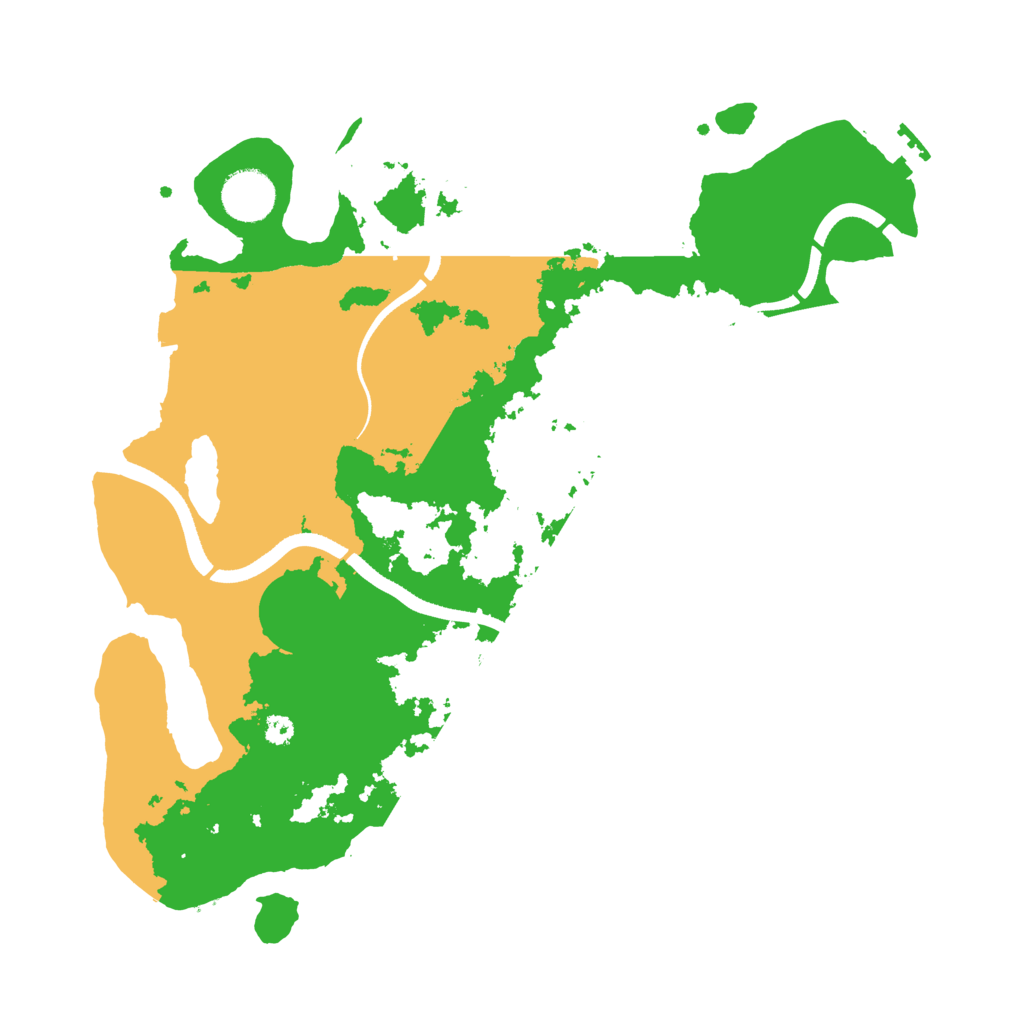 Biome Rust Map: Procedural Map, Size: 3500, Seed: 452426324
