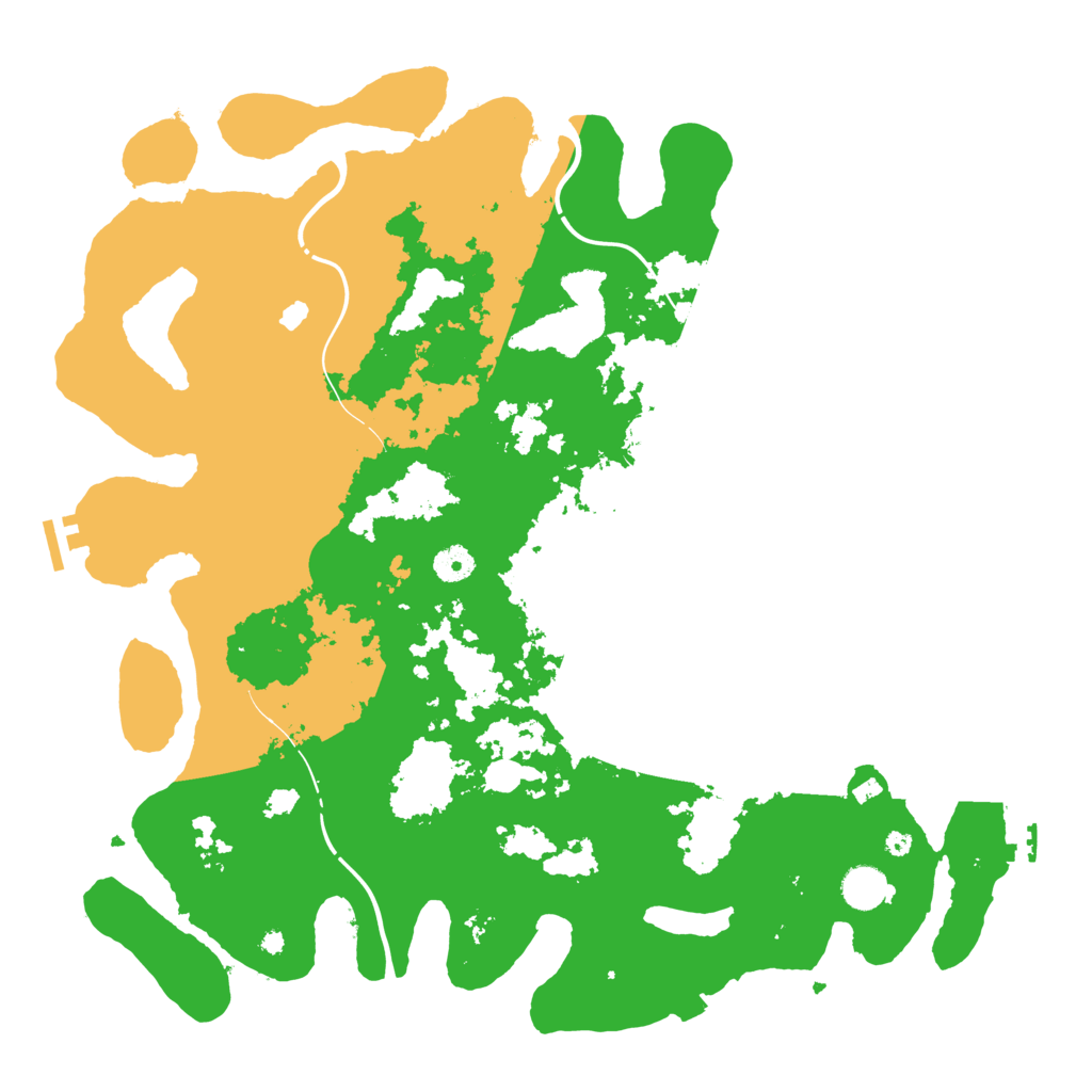 Biome Rust Map: Procedural Map, Size: 4300, Seed: 1442839198