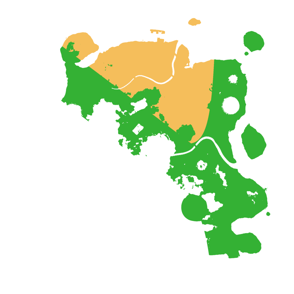 Biome Rust Map: Procedural Map, Size: 3000, Seed: 1546316251