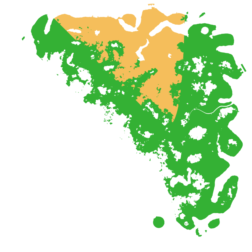 Biome Rust Map: Procedural Map, Size: 6000, Seed: 716102438