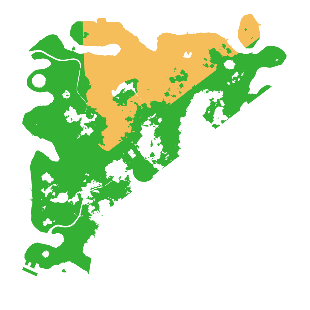 Biome Rust Map: Procedural Map, Size: 4000, Seed: 497713