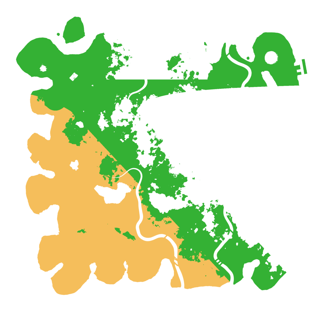 Biome Rust Map: Procedural Map, Size: 4300, Seed: 147522428