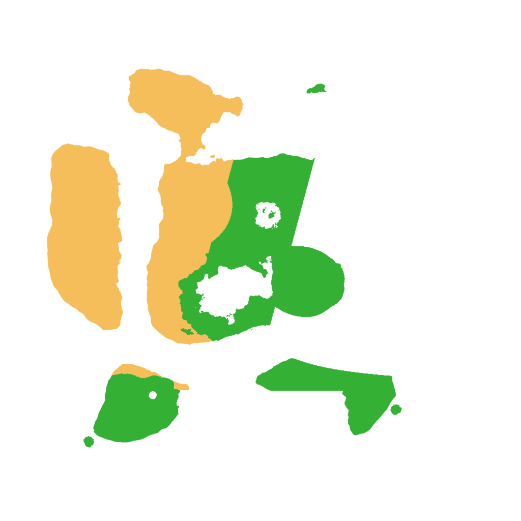 Biome Rust Map: Procedural Map, Size: 2000, Seed: 1201225885