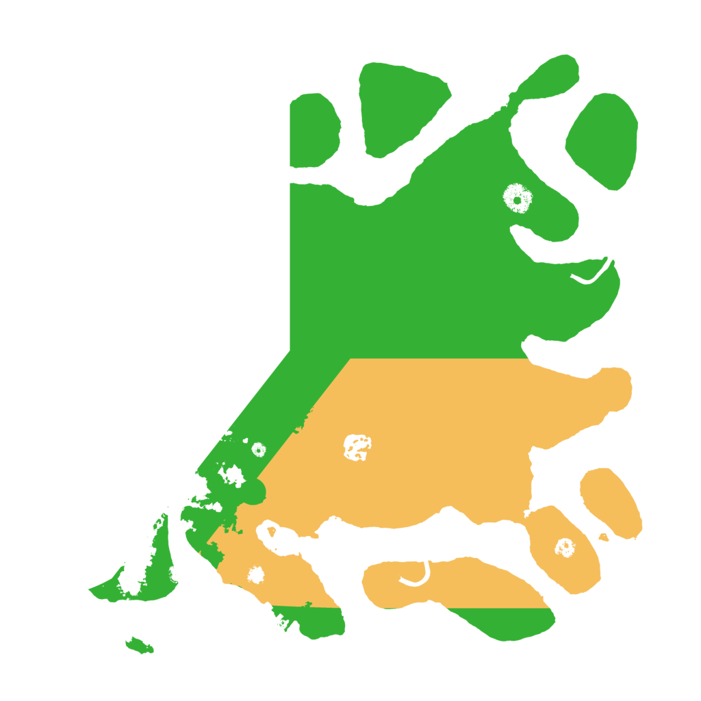 Biome Rust Map: Procedural Map, Size: 3700, Seed: 54988099