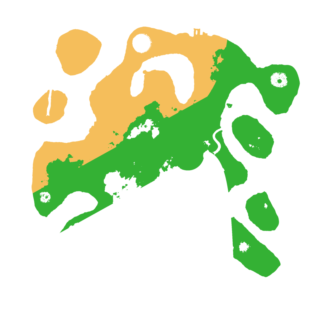 Biome Rust Map: Procedural Map, Size: 3000, Seed: 966454009