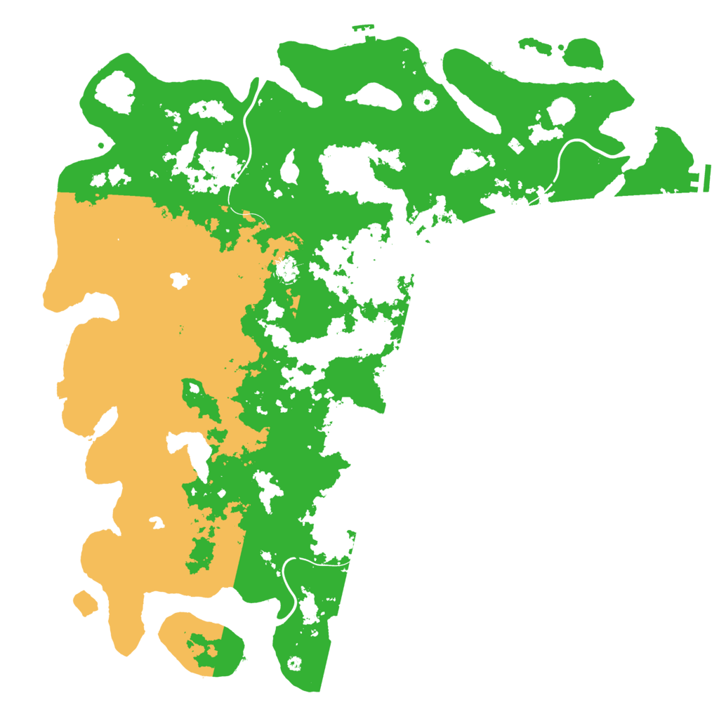 Biome Rust Map: Procedural Map, Size: 5000, Seed: 753735