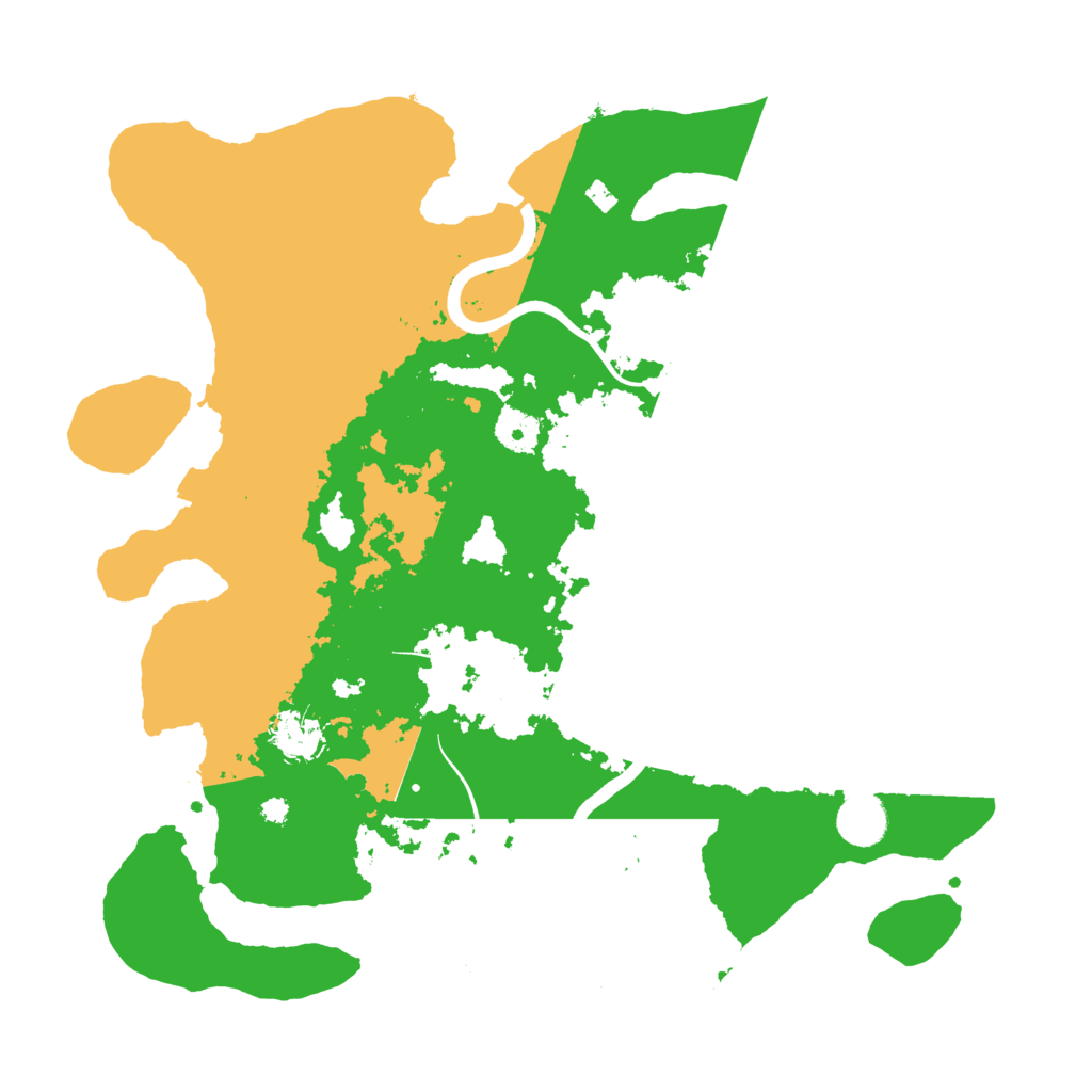 Biome Rust Map: Procedural Map, Size: 3800, Seed: 63