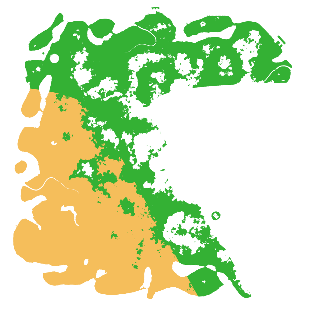 Biome Rust Map: Procedural Map, Size: 6000, Seed: 353127112