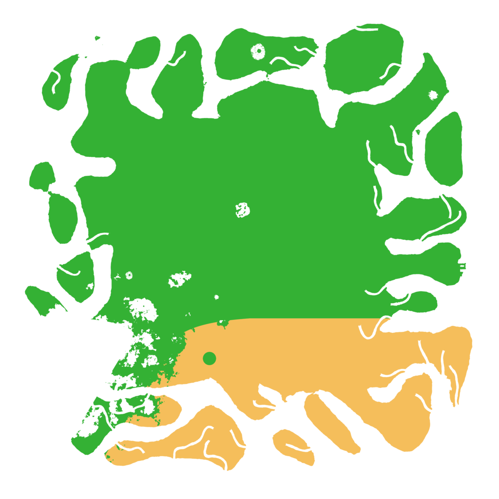 Biome Rust Map: Procedural Map, Size: 5000, Seed: 25789