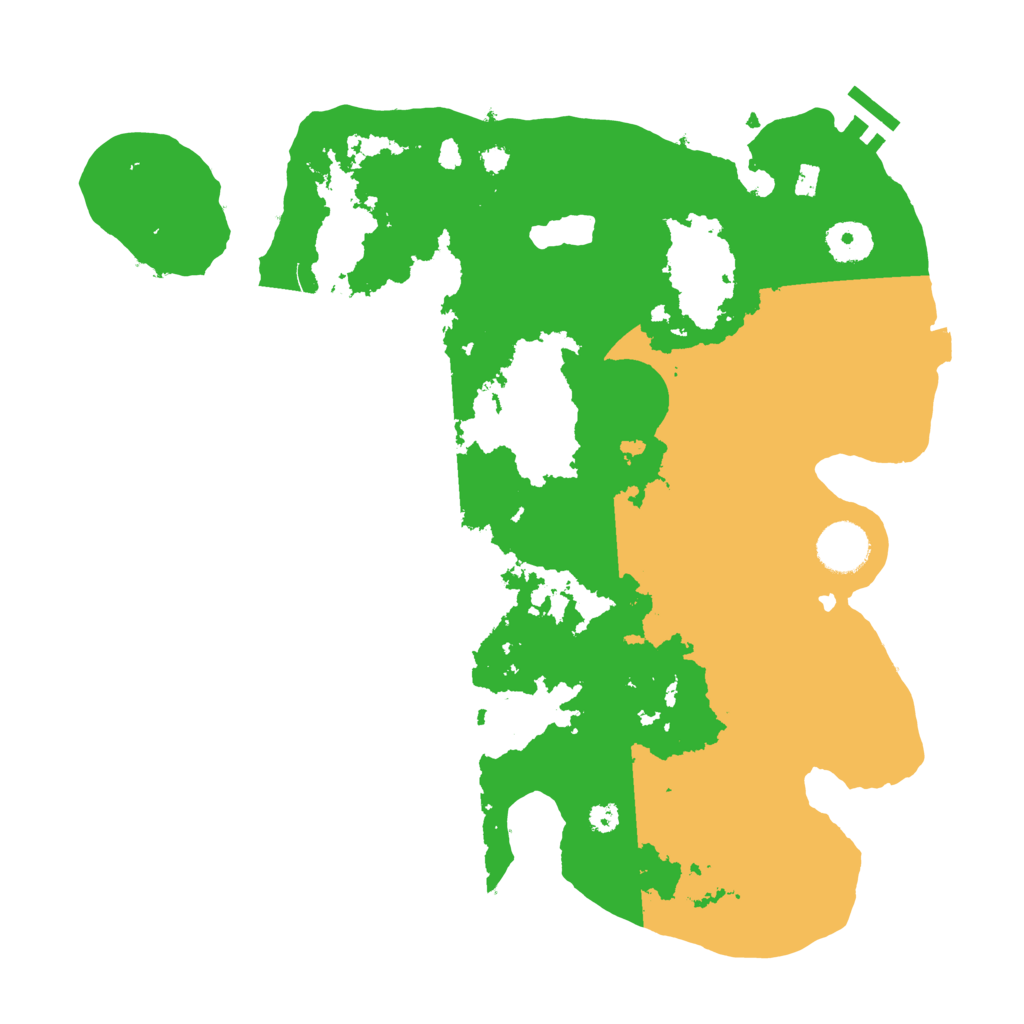 Biome Rust Map: Procedural Map, Size: 3500, Seed: 973645