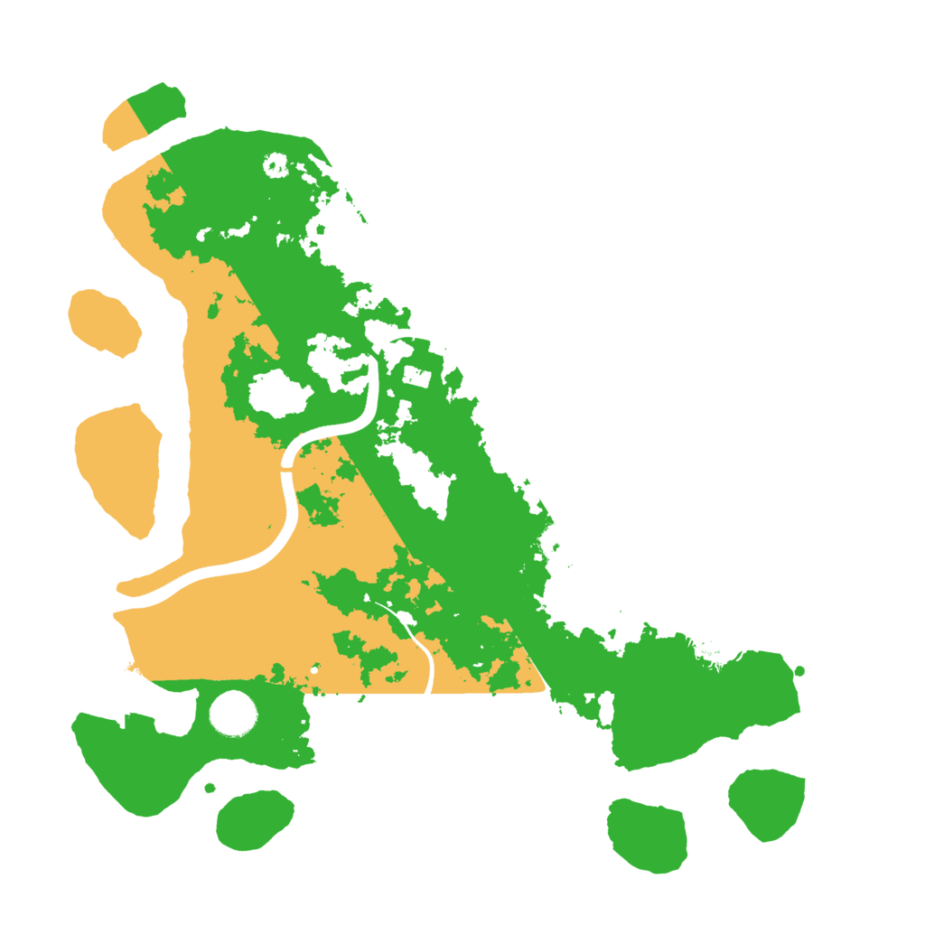Biome Rust Map: Procedural Map, Size: 3600, Seed: 21354