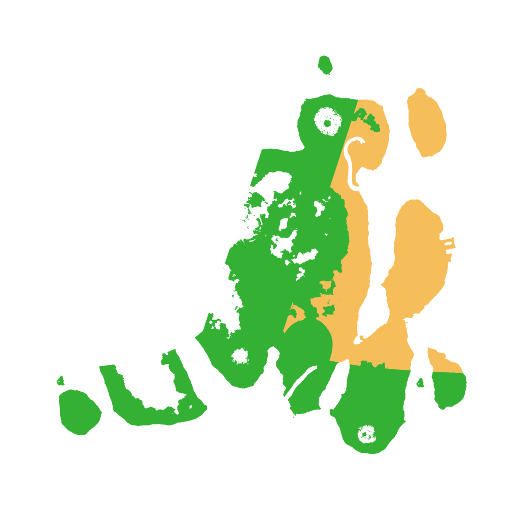 Biome Rust Map: Procedural Map, Size: 2870, Seed: 1384443257