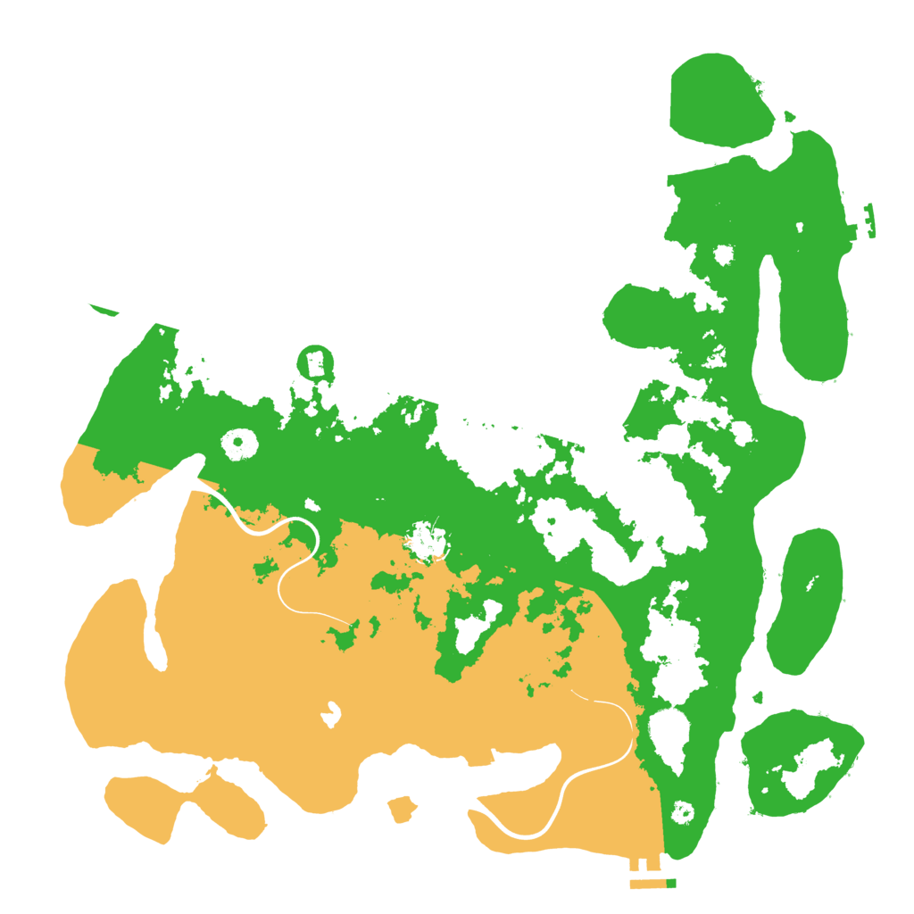 Biome Rust Map: Procedural Map, Size: 4000, Seed: 9453929