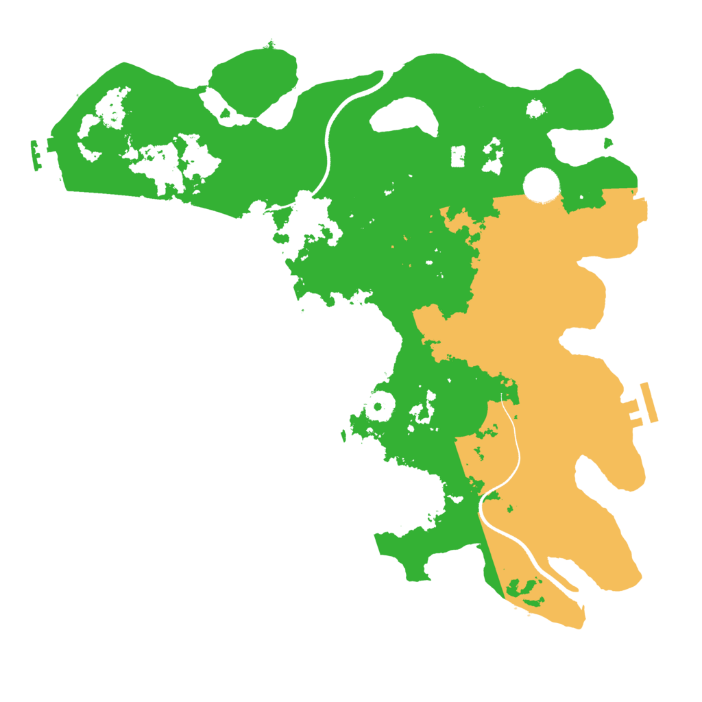 Biome Rust Map: Procedural Map, Size: 3500, Seed: 1430031910