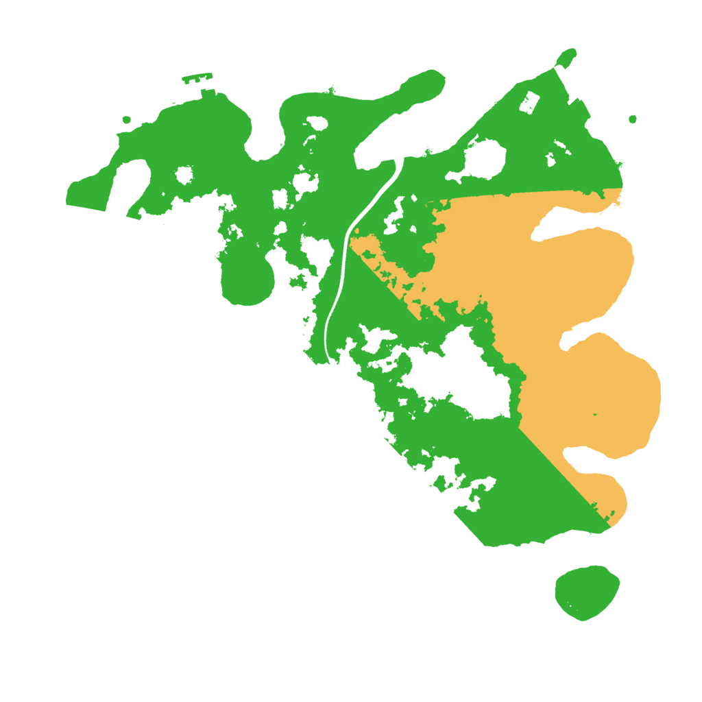 Biome Rust Map: Procedural Map, Size: 3500, Seed: 69134