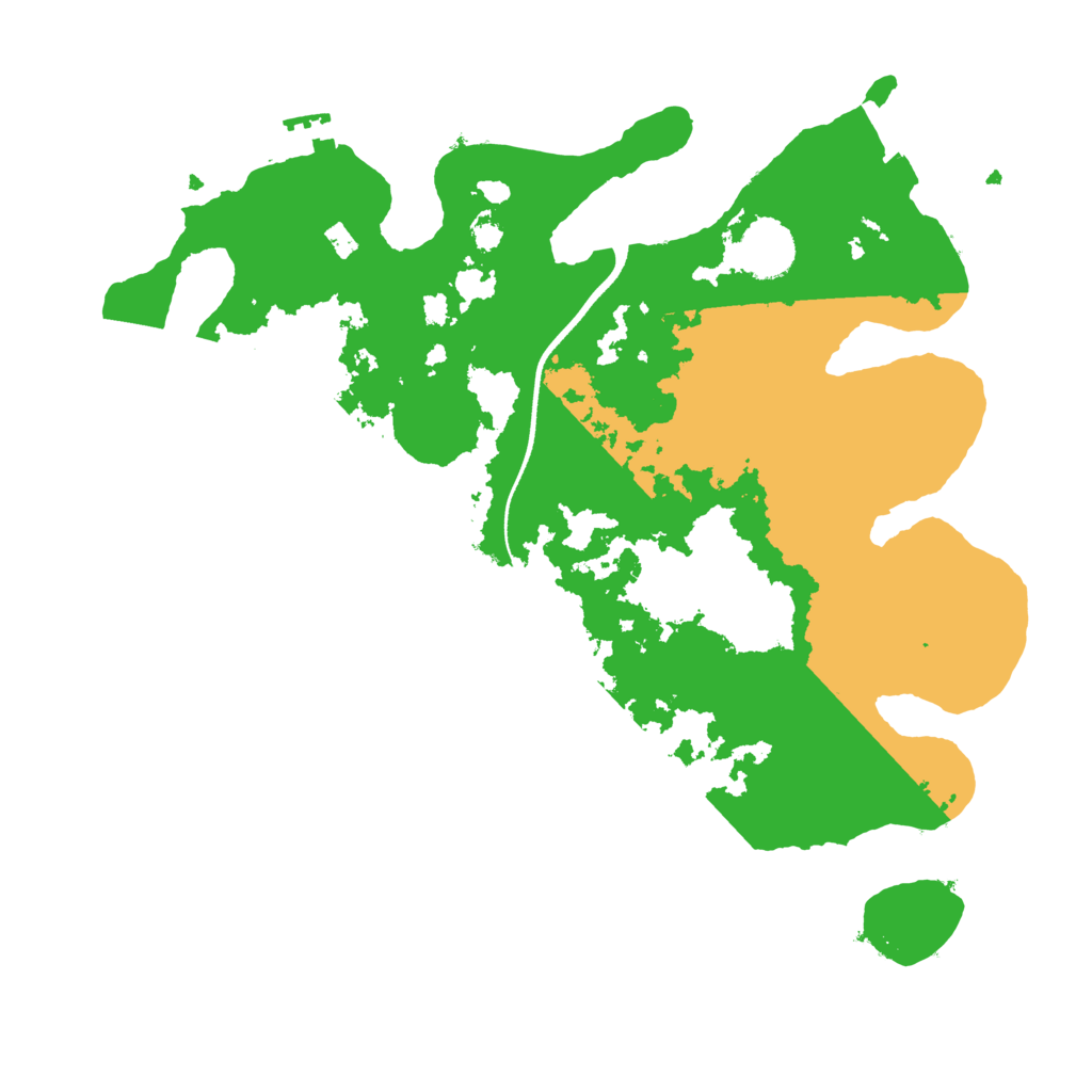 Biome Rust Map: Procedural Map, Size: 3500, Seed: 69134