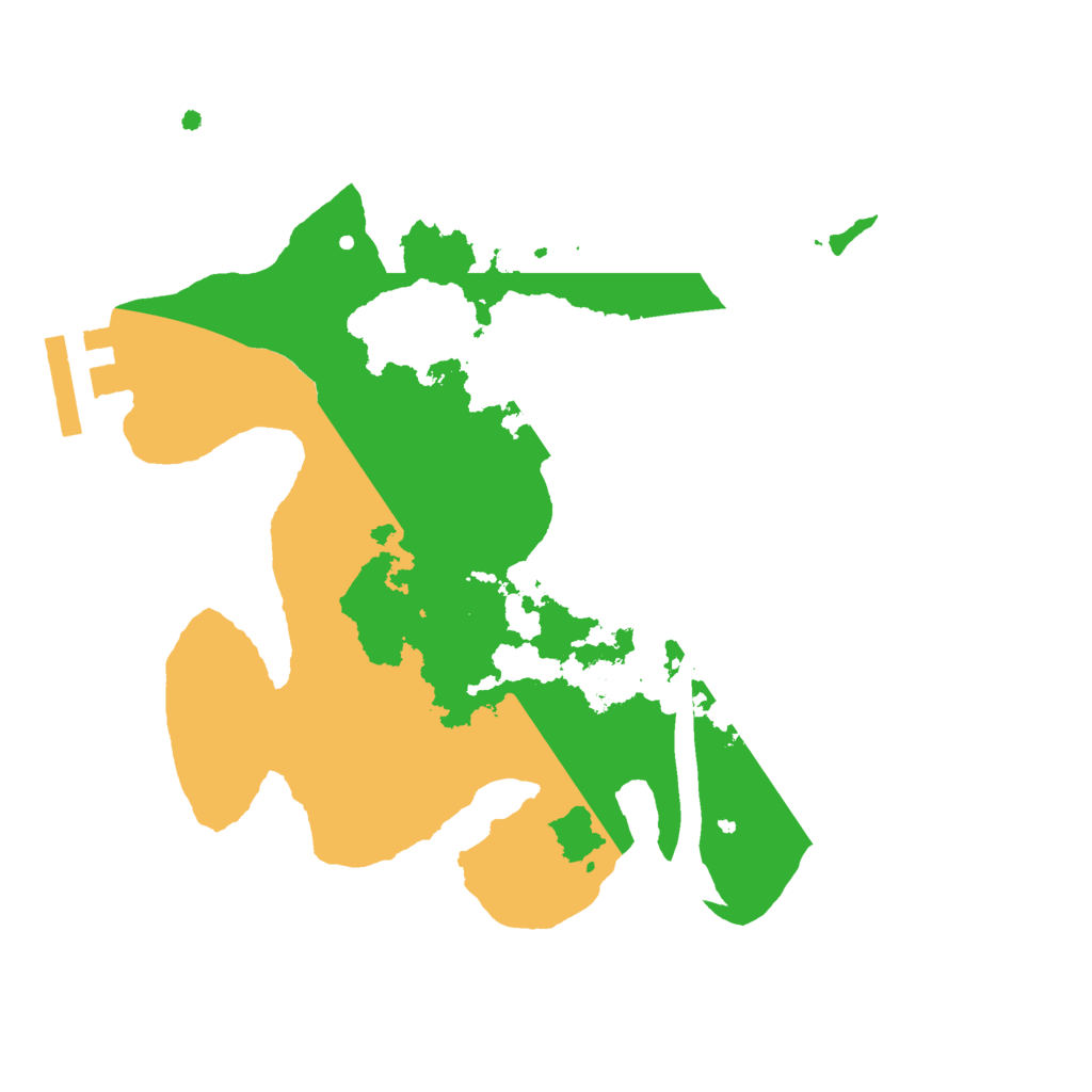 Biome Rust Map: Procedural Map, Size: 2200, Seed: 1657678296
