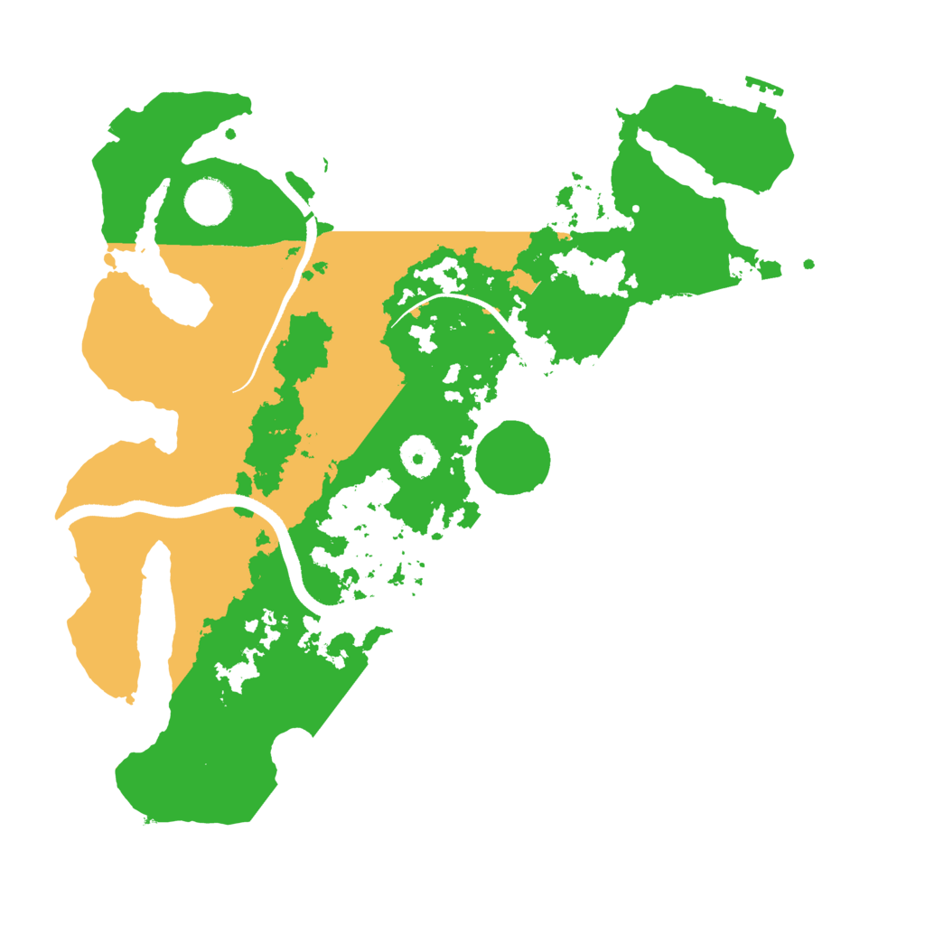 Biome Rust Map: Procedural Map, Size: 3500, Seed: 1184052905