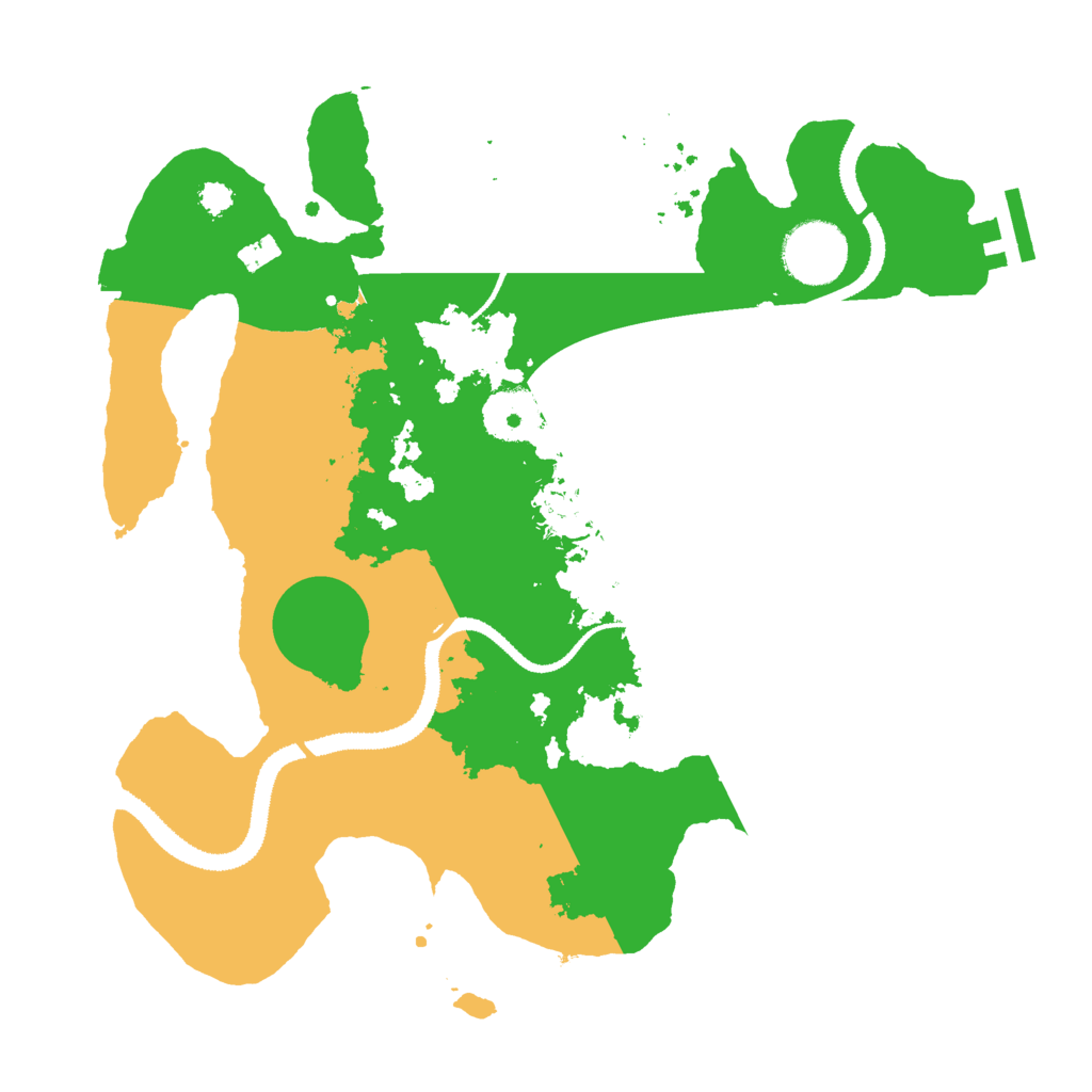 Biome Rust Map: Procedural Map, Size: 3000, Seed: 83