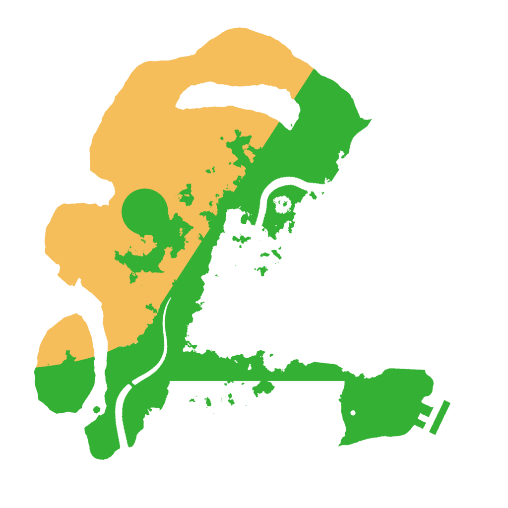 Biome Rust Map: Procedural Map, Size: 2900, Seed: 908986876