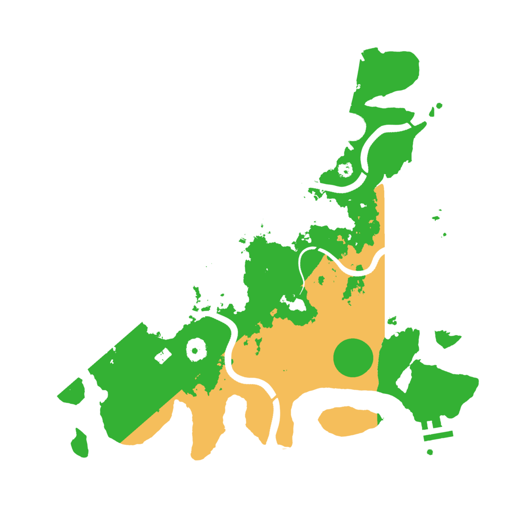 Biome Rust Map: Procedural Map, Size: 3500, Seed: 404855