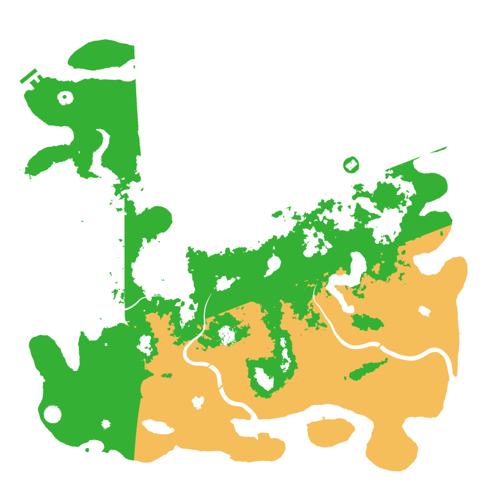 Biome Rust Map: Procedural Map, Size: 5000, Seed: 751735